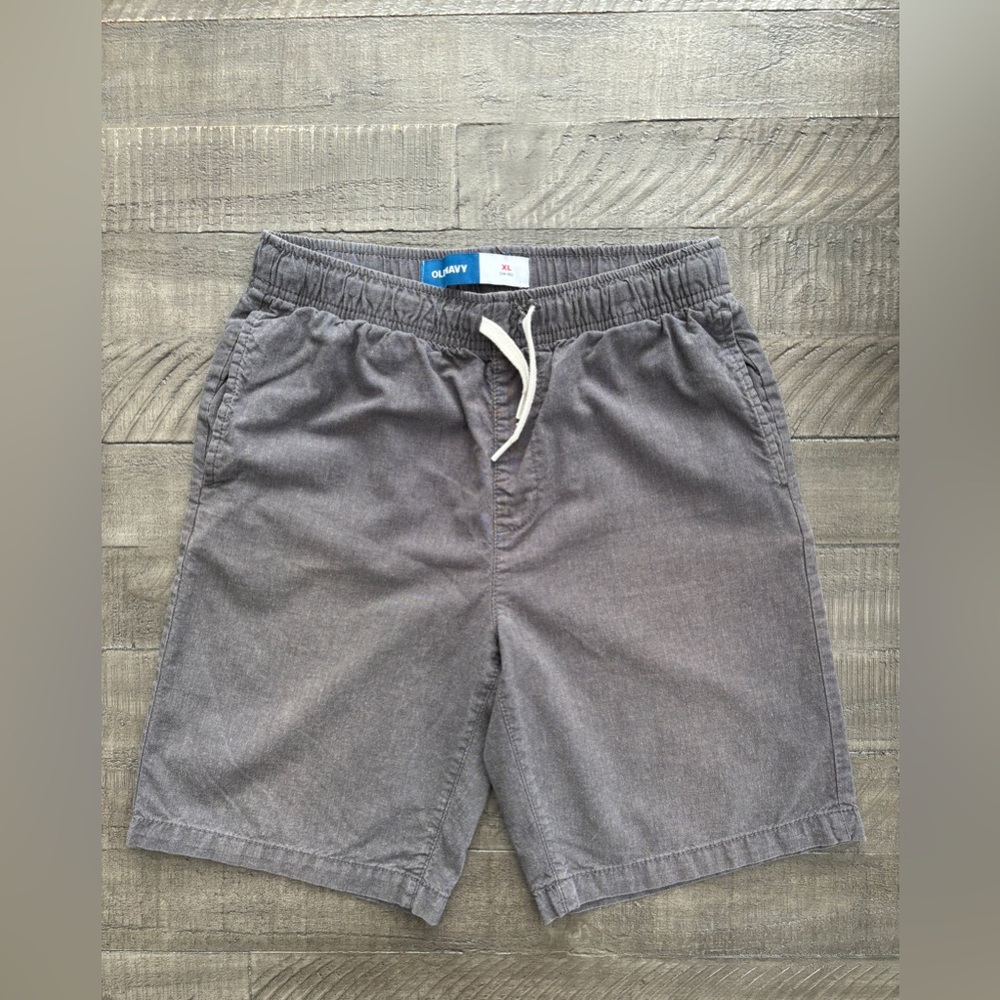 Old Navy Gray Drawstring Shorts Size 14-16